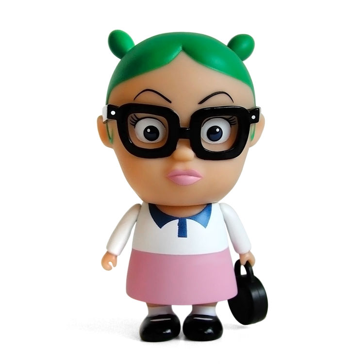 Mini Little Enid (Green Hair) by Daniel Clowes
