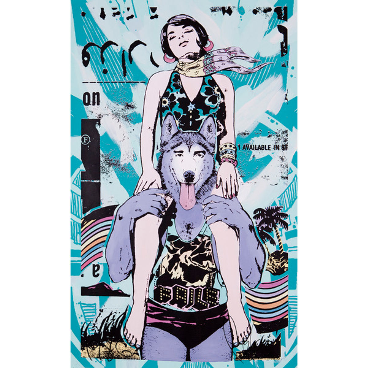 Faile Paradise in Turquoise