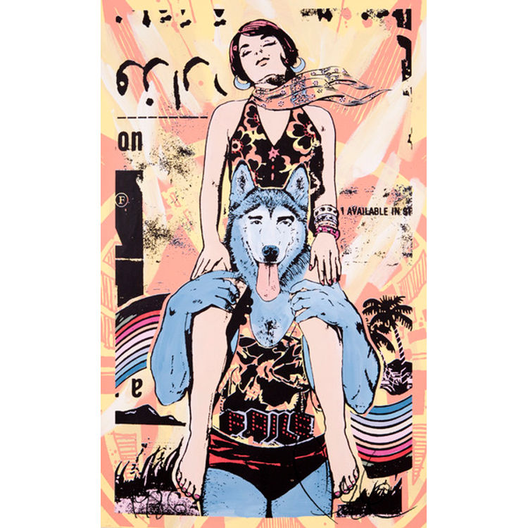 Faile Paradise in Yellow by FAILE