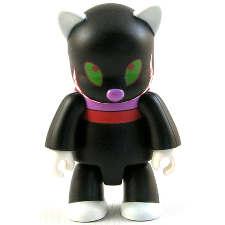 Evil Cat - Black by Anna Puchalski
