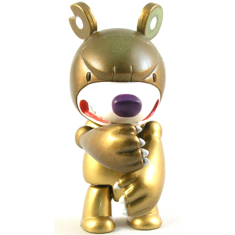 Knucklebear Qee - Gold by Touma
