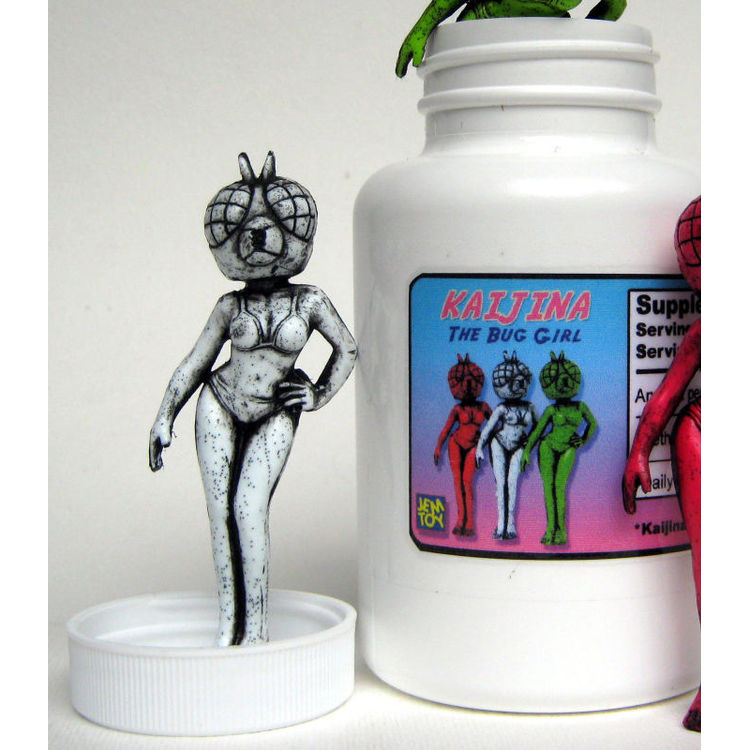 Kaijina in a Bottle - White by J.E. Moores