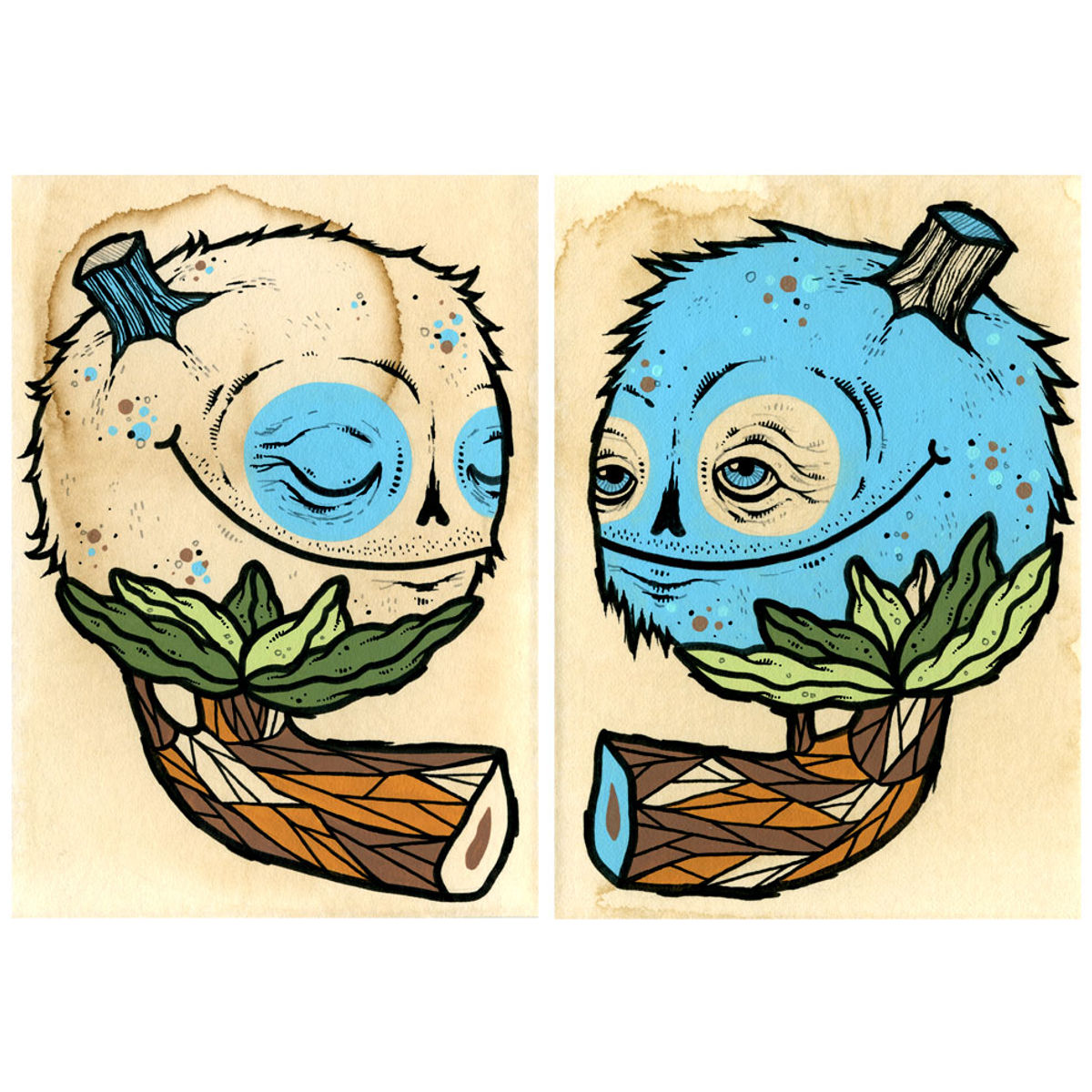 Small Floral Drawings