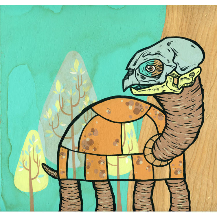 Turtle Painting by Michael Sieben