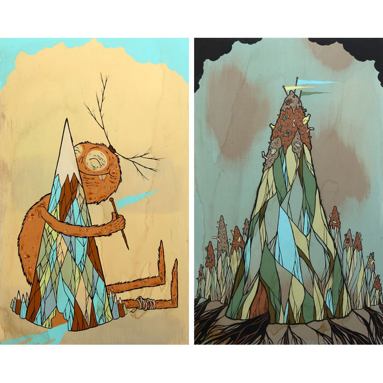 Blue River Black River by Michael Sieben