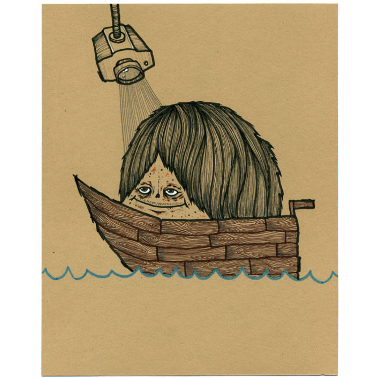 Security Camera Drawing III by Michael Sieben