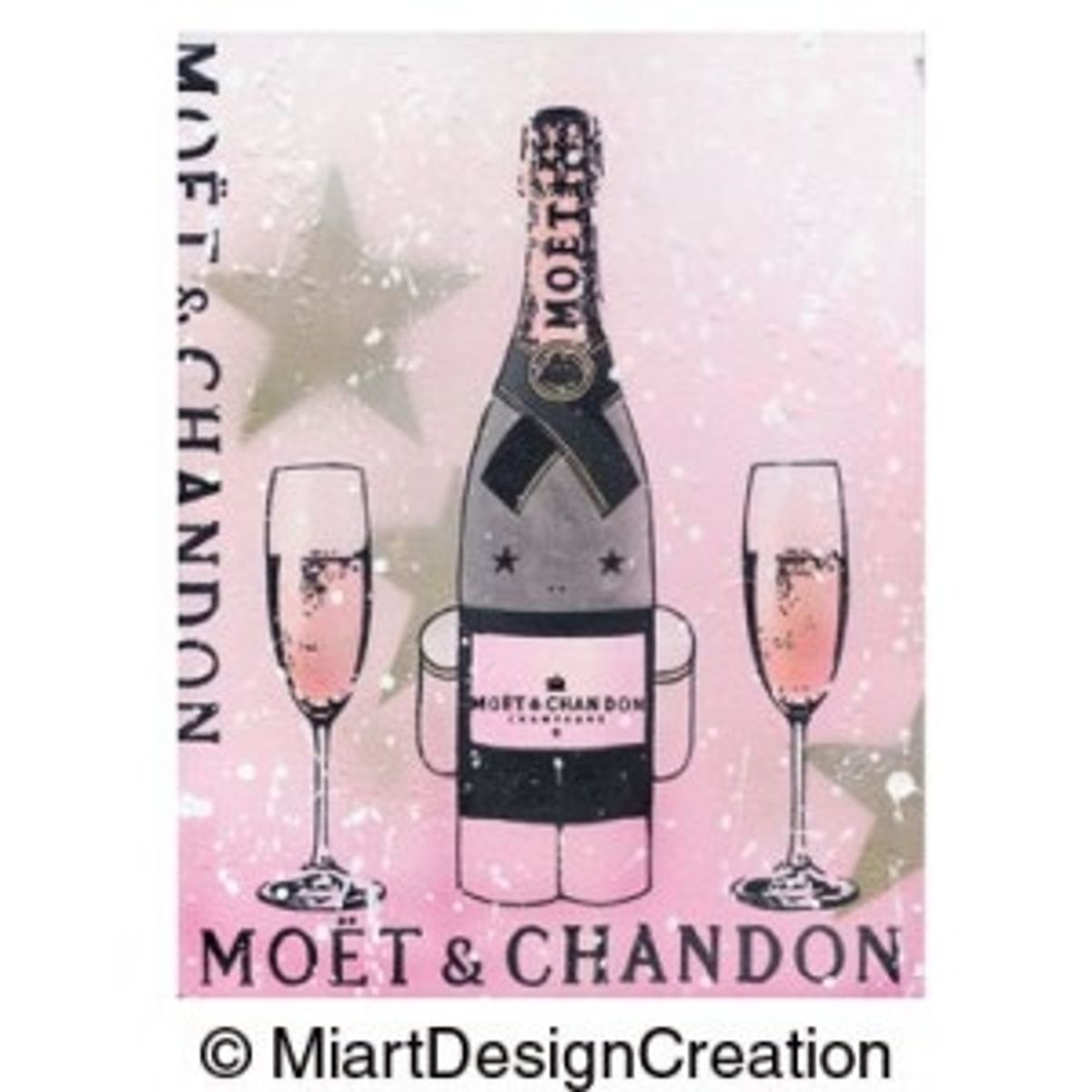 (untitled)pink moet champagne
