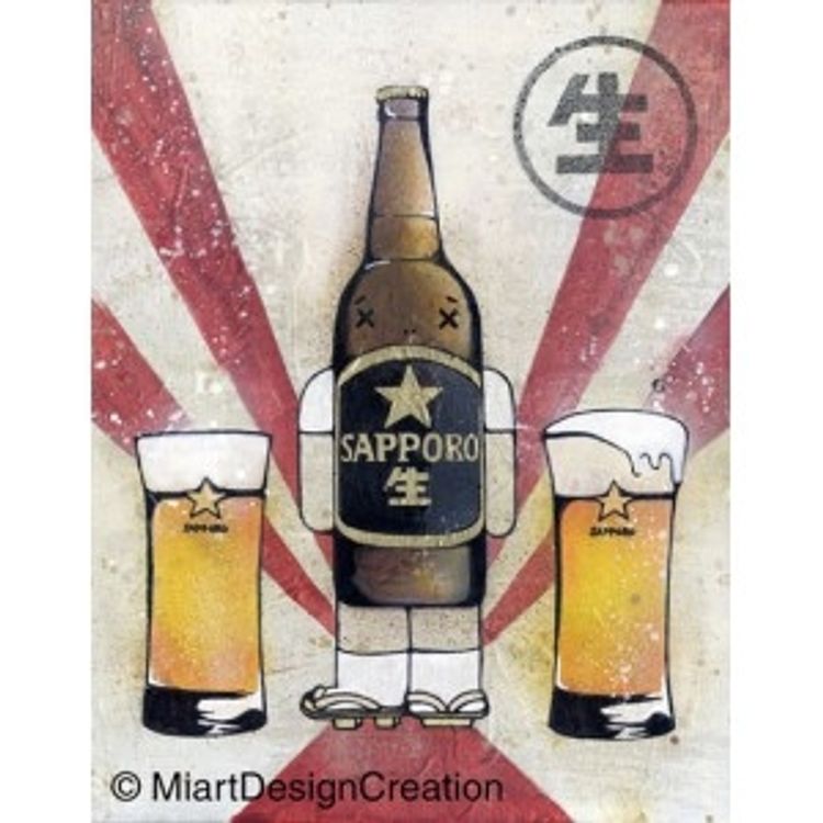 sapporo beer by myartdesigncreation