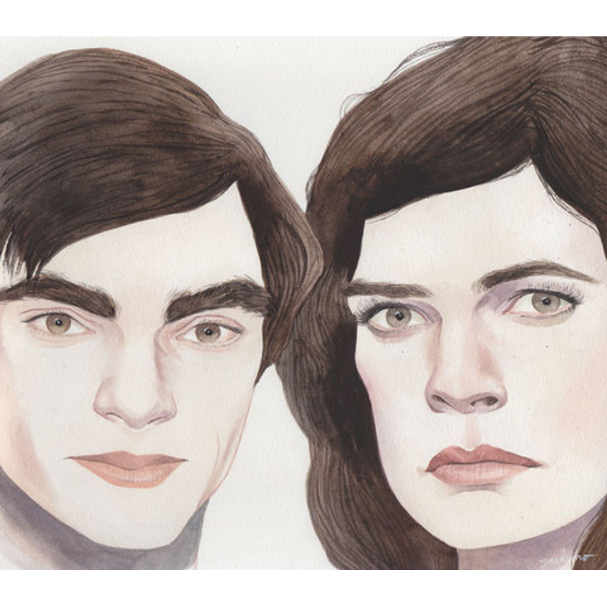 Marie and Walt Jr.