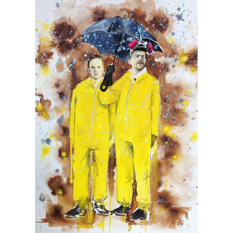 Blue Meth Rain by Lora Zombie