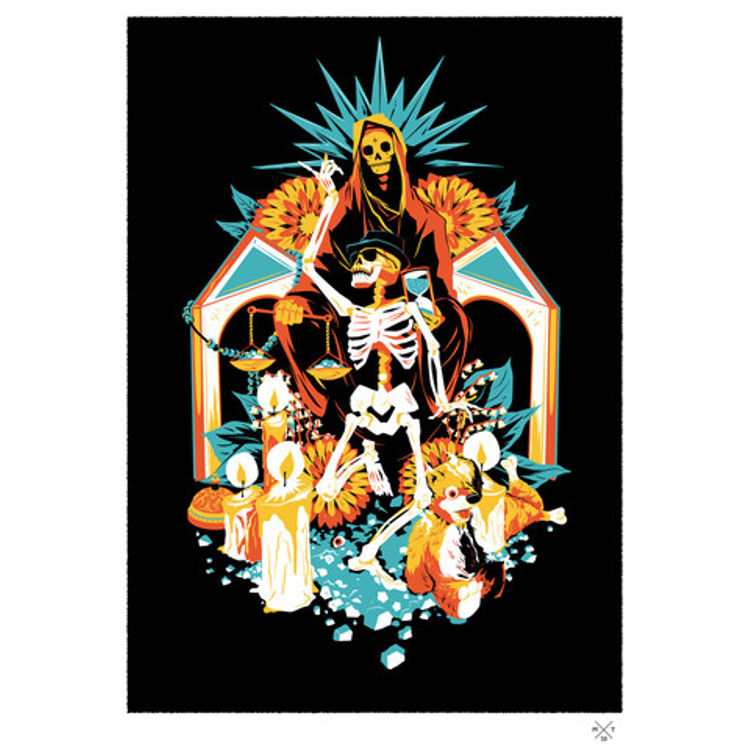 The Dance Of Mister Heisenberg and Santa Muerte by Matt Taylor