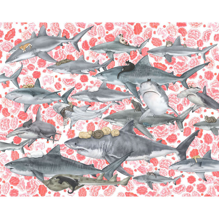 Hunters: Sharks an’ Kittehs by Kozyndan