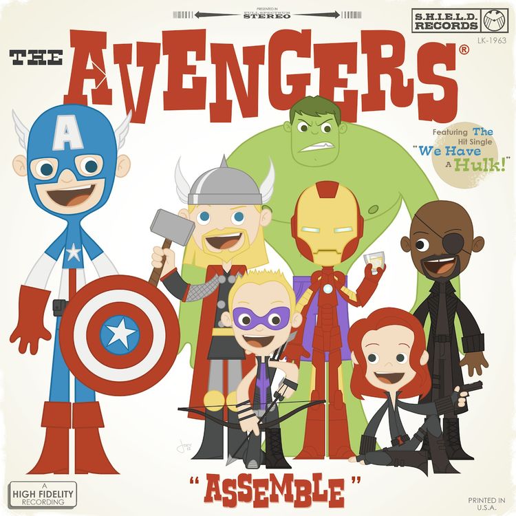 The Avengers - Assemble by Joey Spiotto