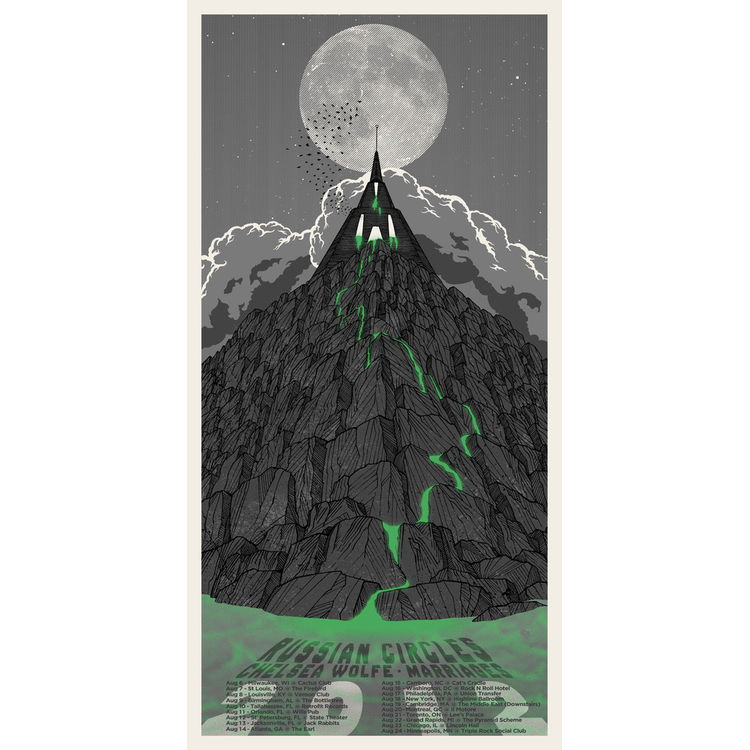 Russian Circles - 2012 Tour Poster by Neal Williams