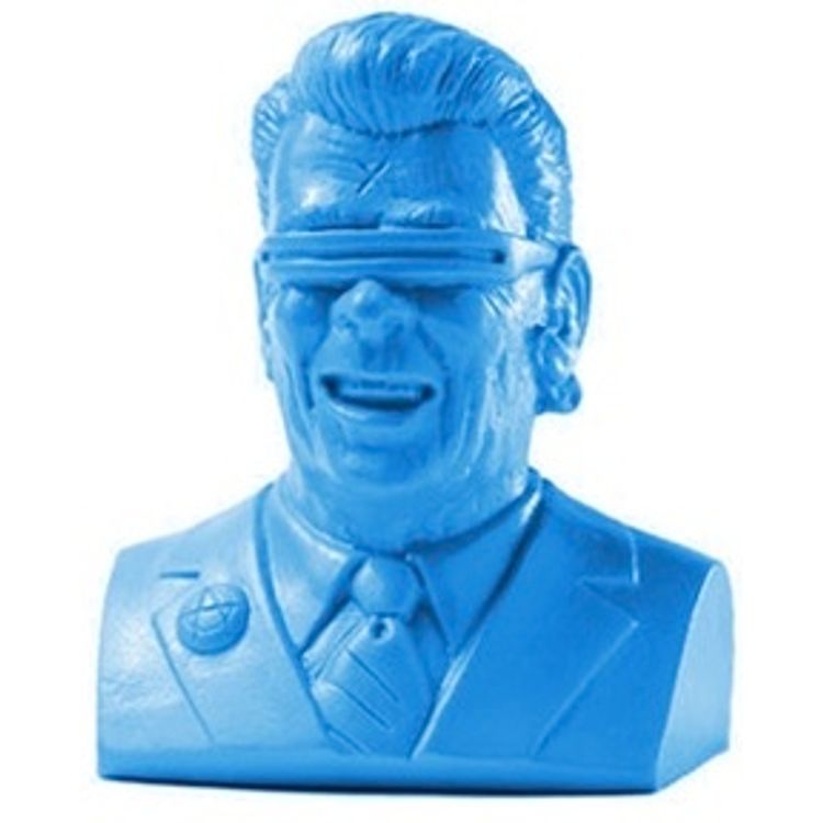 The Gipper - Blue by Frank Kozik