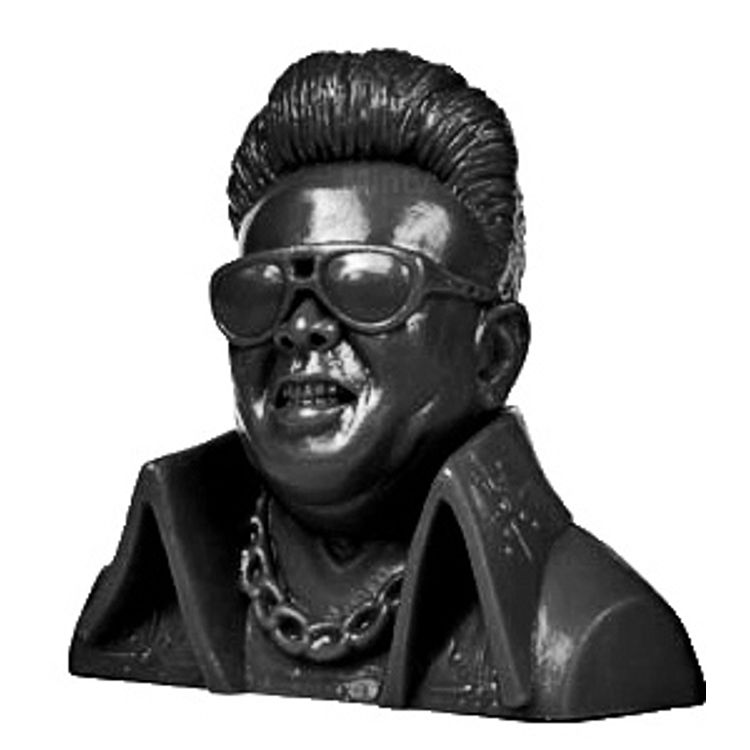 The Pyong Yang Player - Black by Frank Kozik