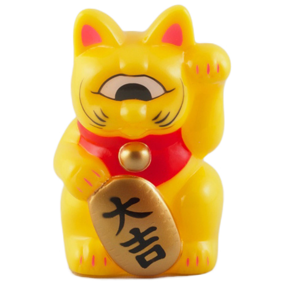 Mini Fortune Cat - Yellow