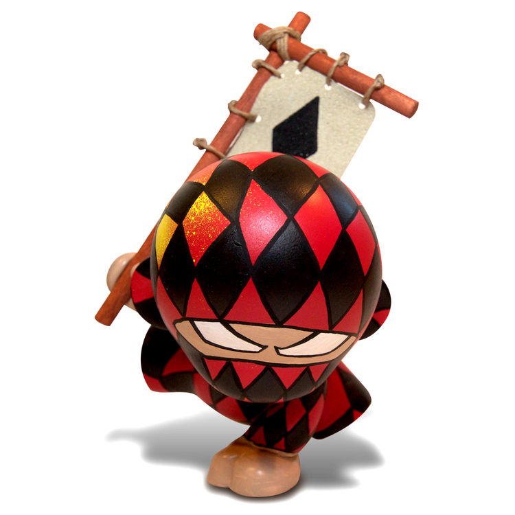 Red Diamond Ninja - Victory Flag by Tony Gil