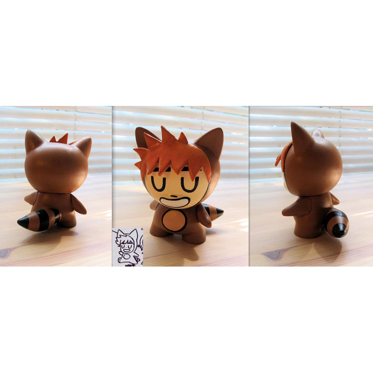 scott pilgrim racoon by Keith Trent-Rennick