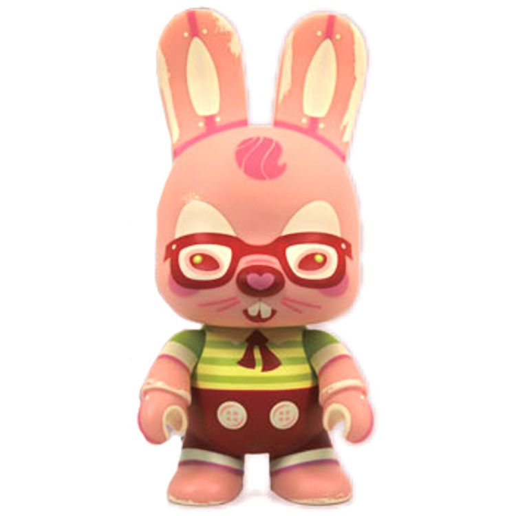 Mr. Pinkerton - Pink with Glasses by Scott Tolleson