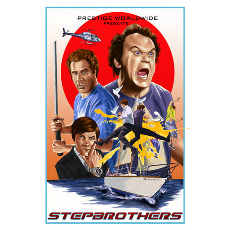 Brennan and Dale's Movie Poster by Cuyler Smith