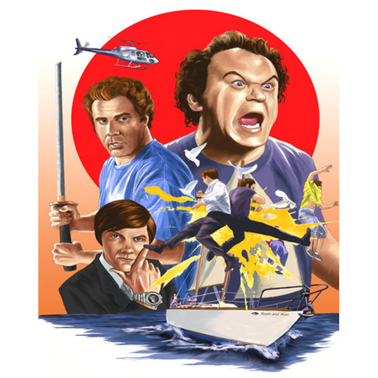 Brennan and Dale's Movie Poster - Variant by Cuyler Smith