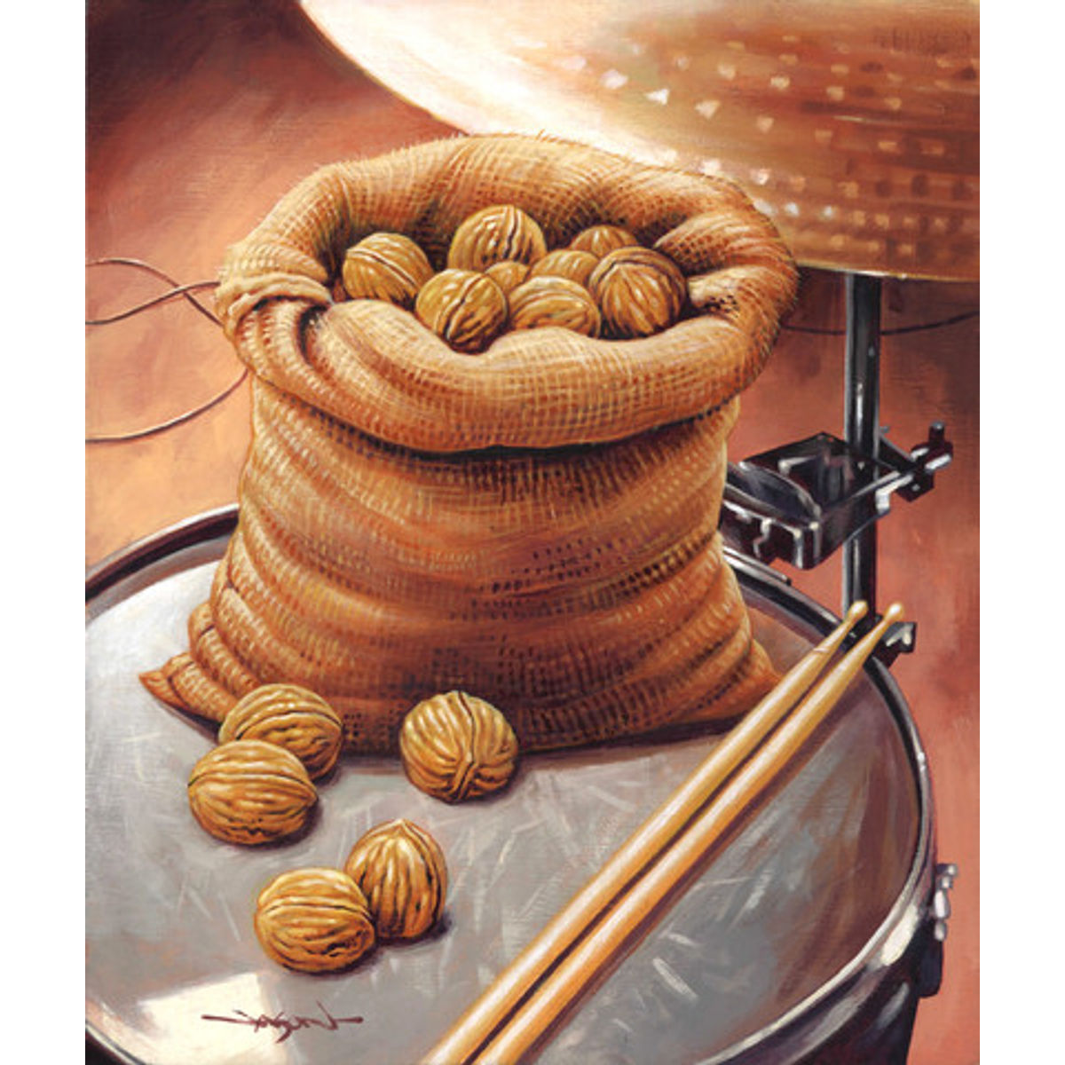 My Nut Sack On Your Drum Set