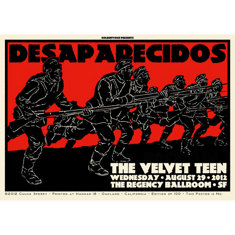 Desaparecidos - The Regency Ballroom SF 2012 by Chuck Sperry