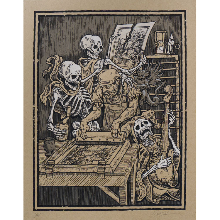 Death & The Screenprinter by Phineas X. Jones
