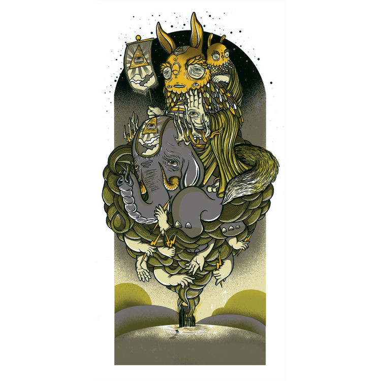 Oh Deary Me, Here Comes the Destroyer by Drew Millward