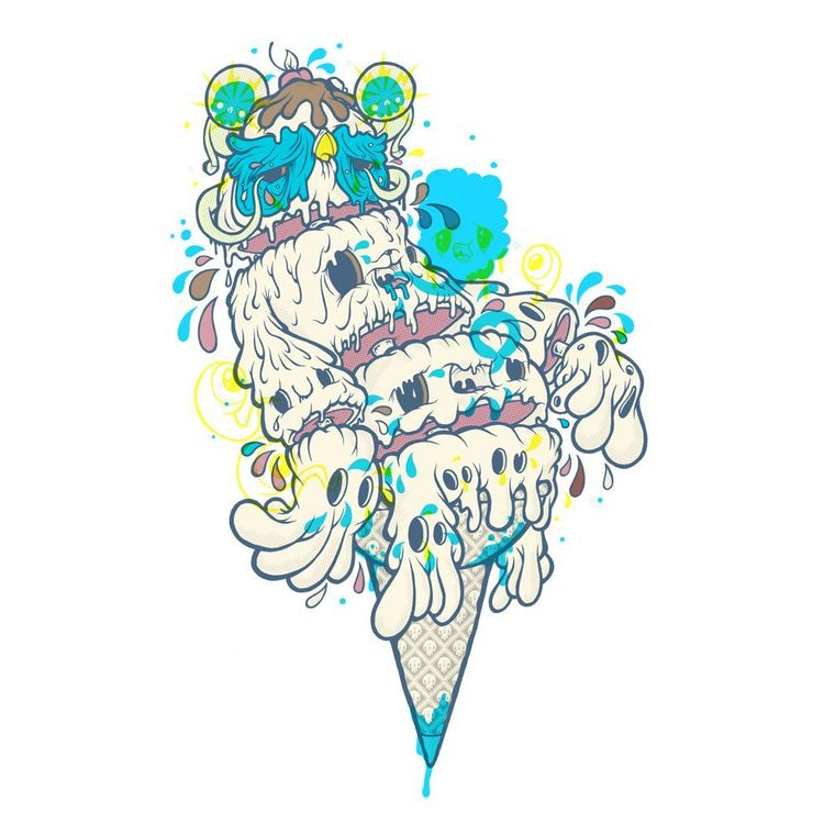 Sundae Bloody Sundae by Drew Millward