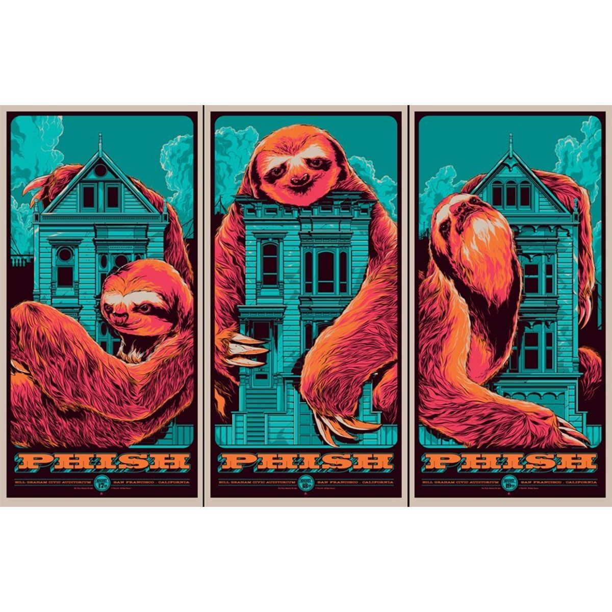 Phish - San Francisco, CA 2012 (3 print set)