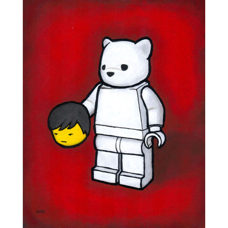 Lego Portrait Series - A Little Head by Luke Chueh