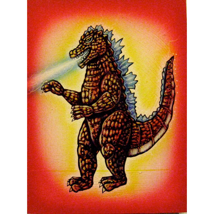 Aka Gojira (Red Godzilla) by Joel Nakamura