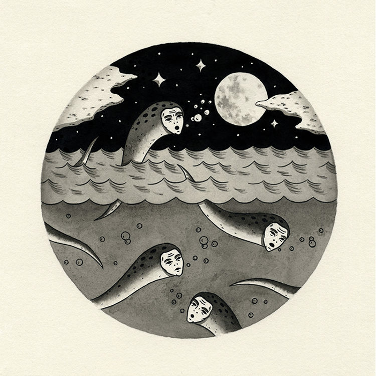 Convening on the Full Moon by Jon MacNair