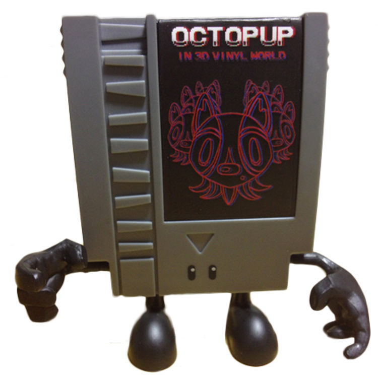 Octopup in 3D Vinyl World by Nathan Hamill