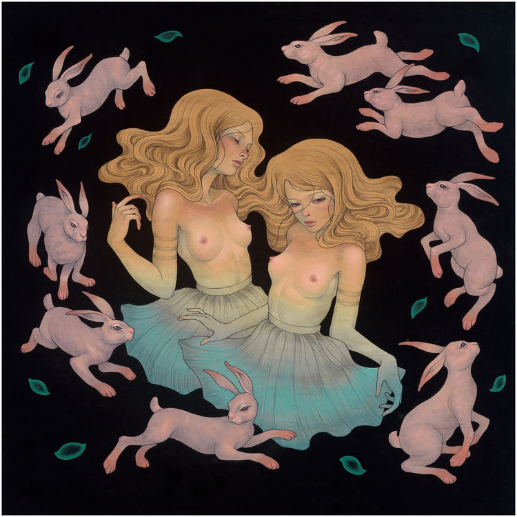 Under the Full Moon by Audrey Kawasaki
