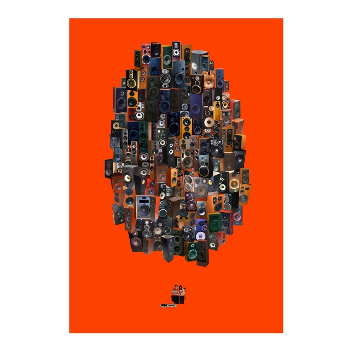 Woofer Tweeter Study #42 - Orange Peel