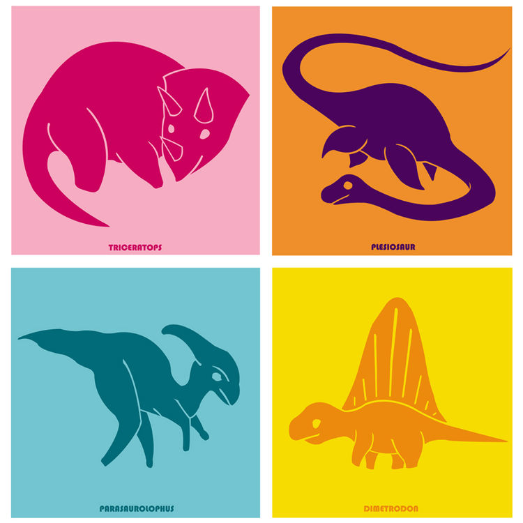 Dinosaur Set 2 by Clint Wilson