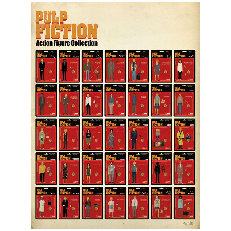 Pulp Fiction Action Figure Collection by Max Dalton