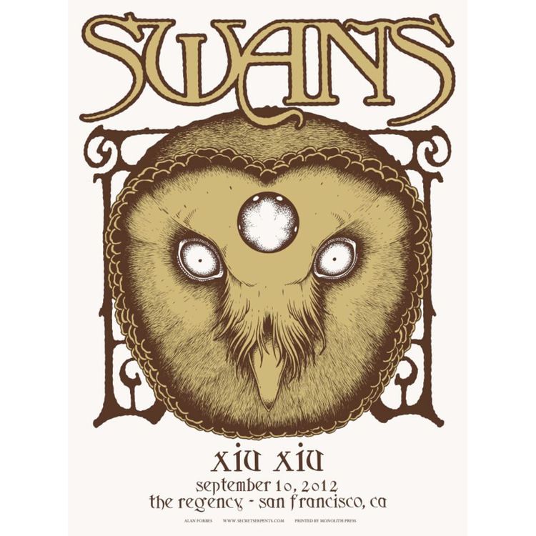 Swans - San Francisco CA 2012 by Alan Forbes