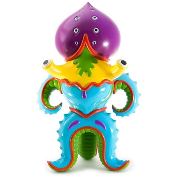 Mantra - Purple by Jim Woodring