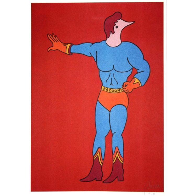 Superman Racoons by Parra