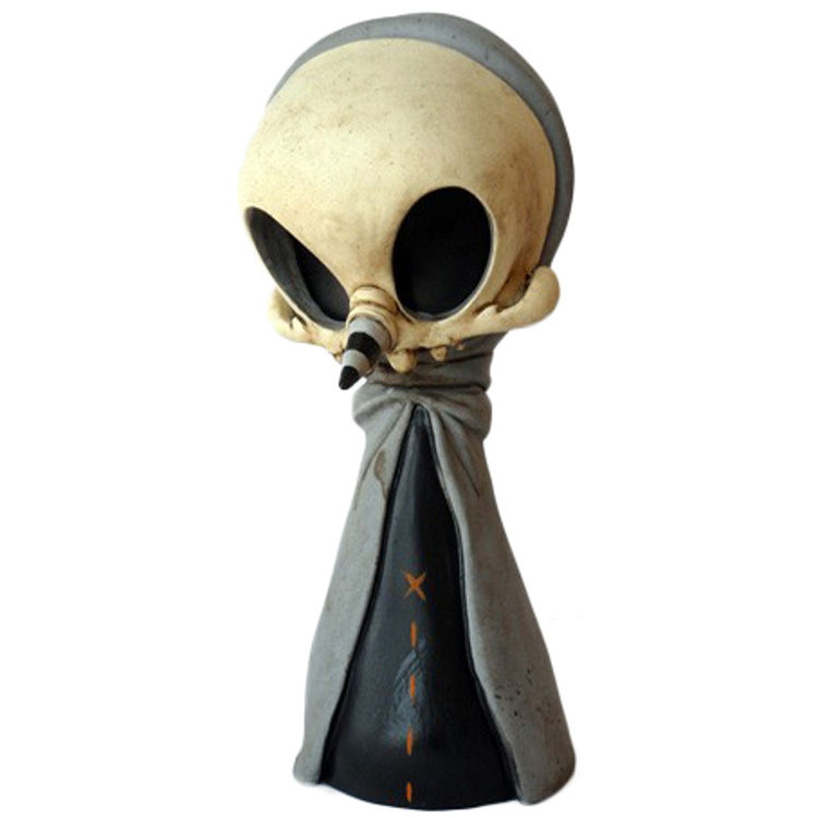 Grim Greeter Skelve - Black Moon by Kathie Olivas