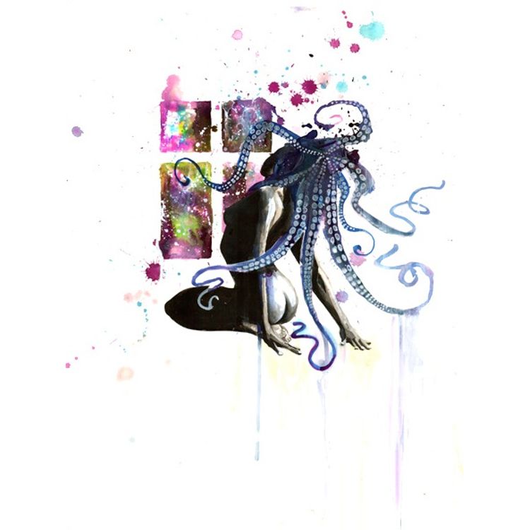 Octopus Girl by Lora Zombie