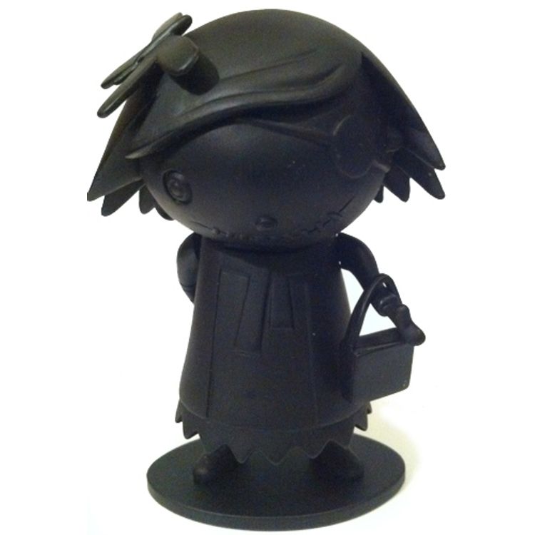 Scary Girl - Black by Nathan Jurevicius