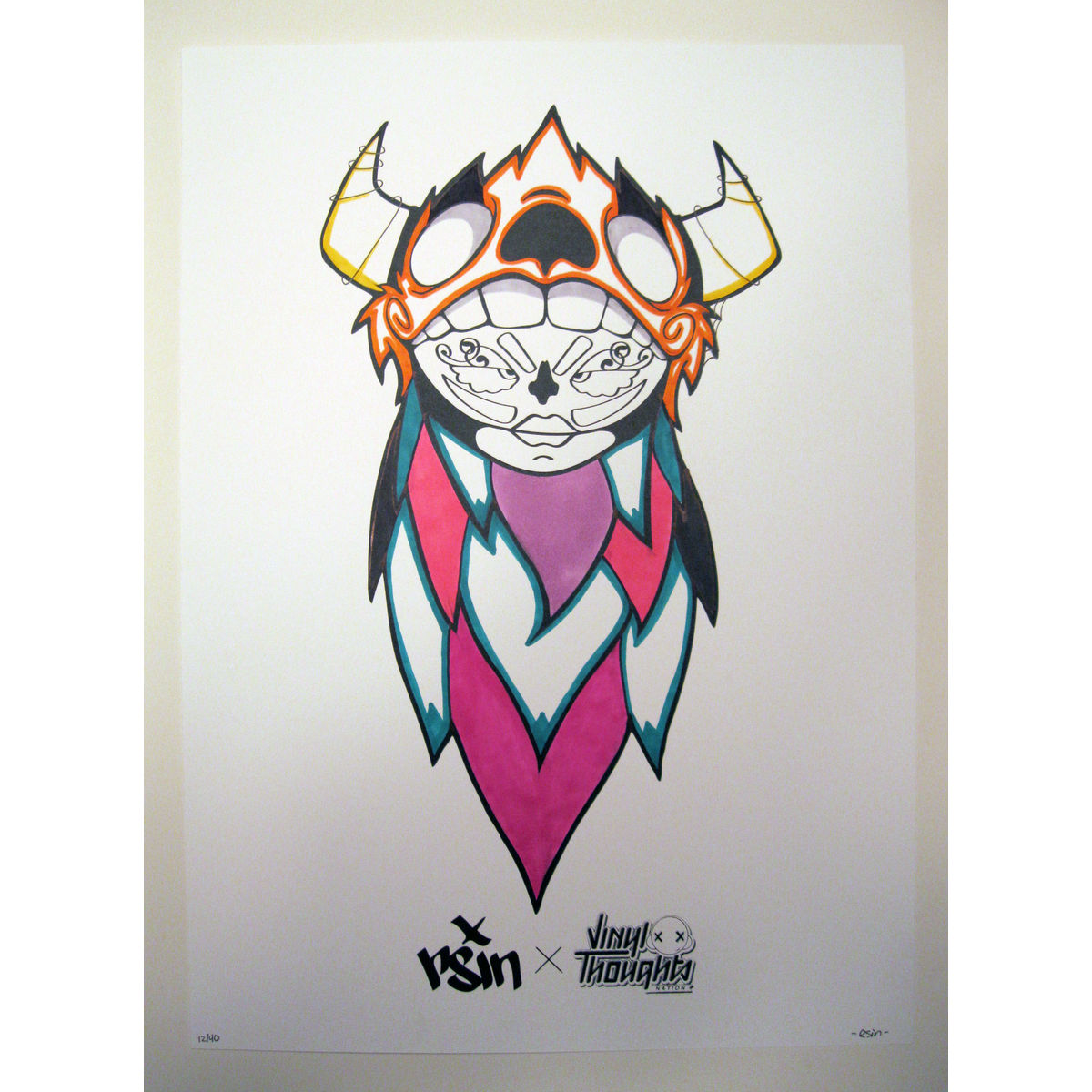 RSIN – Hand Inked Screen Print #12