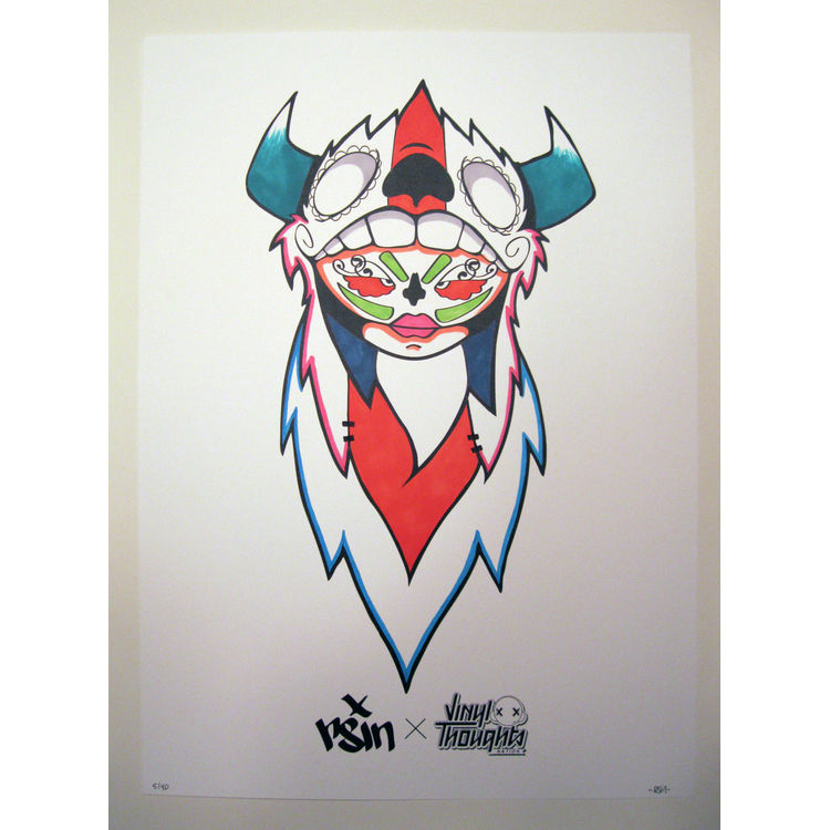 RSIN – Hand Inked Screen Print #5 by Rsinart