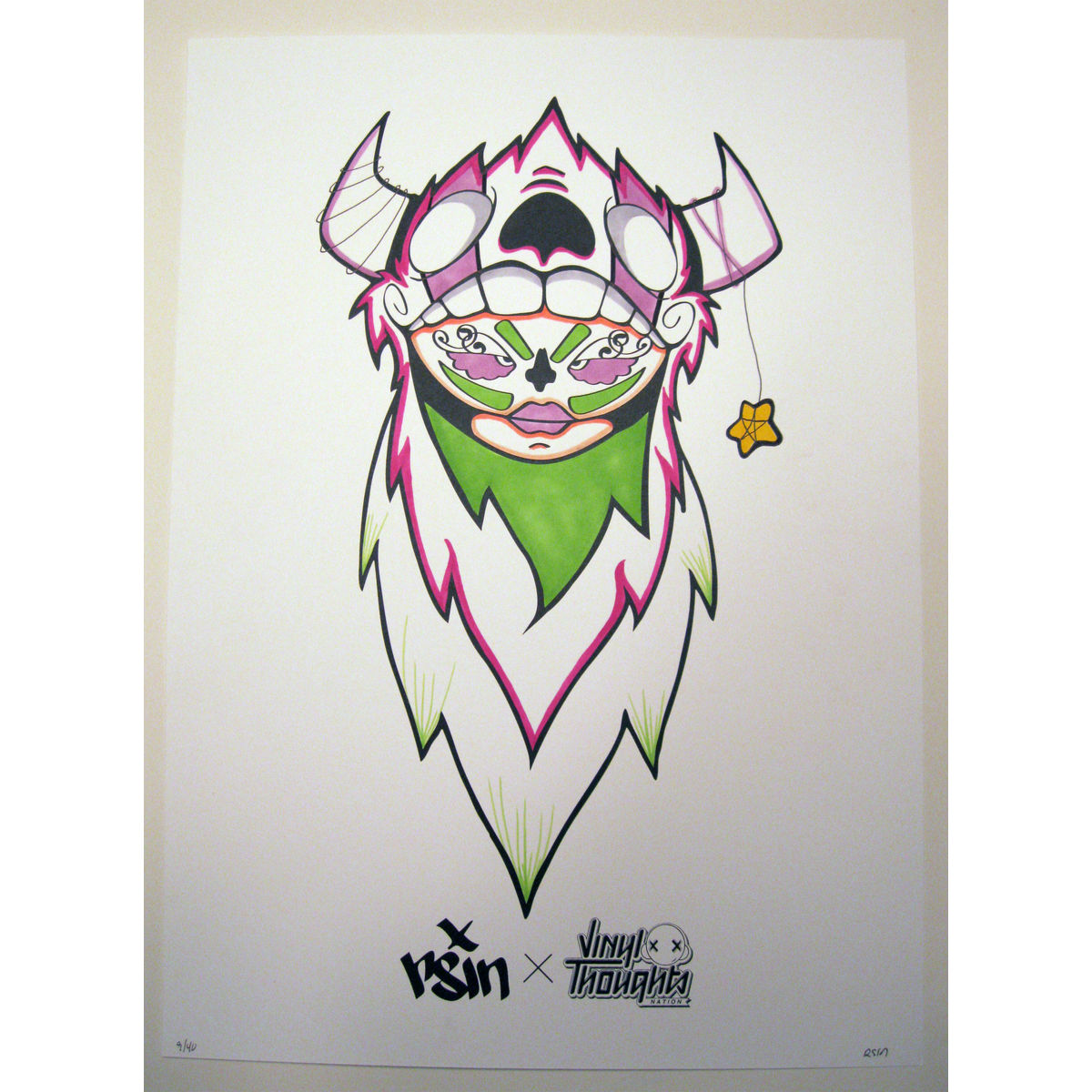 RSIN – Hand Inked Screen Print #9