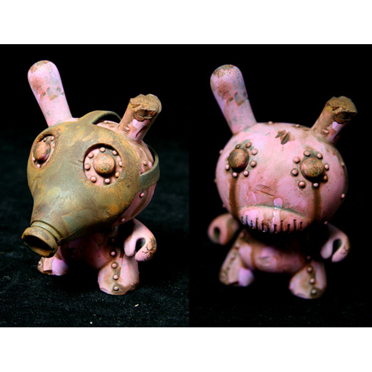 Gasmask Dunny Pink by DrilOne